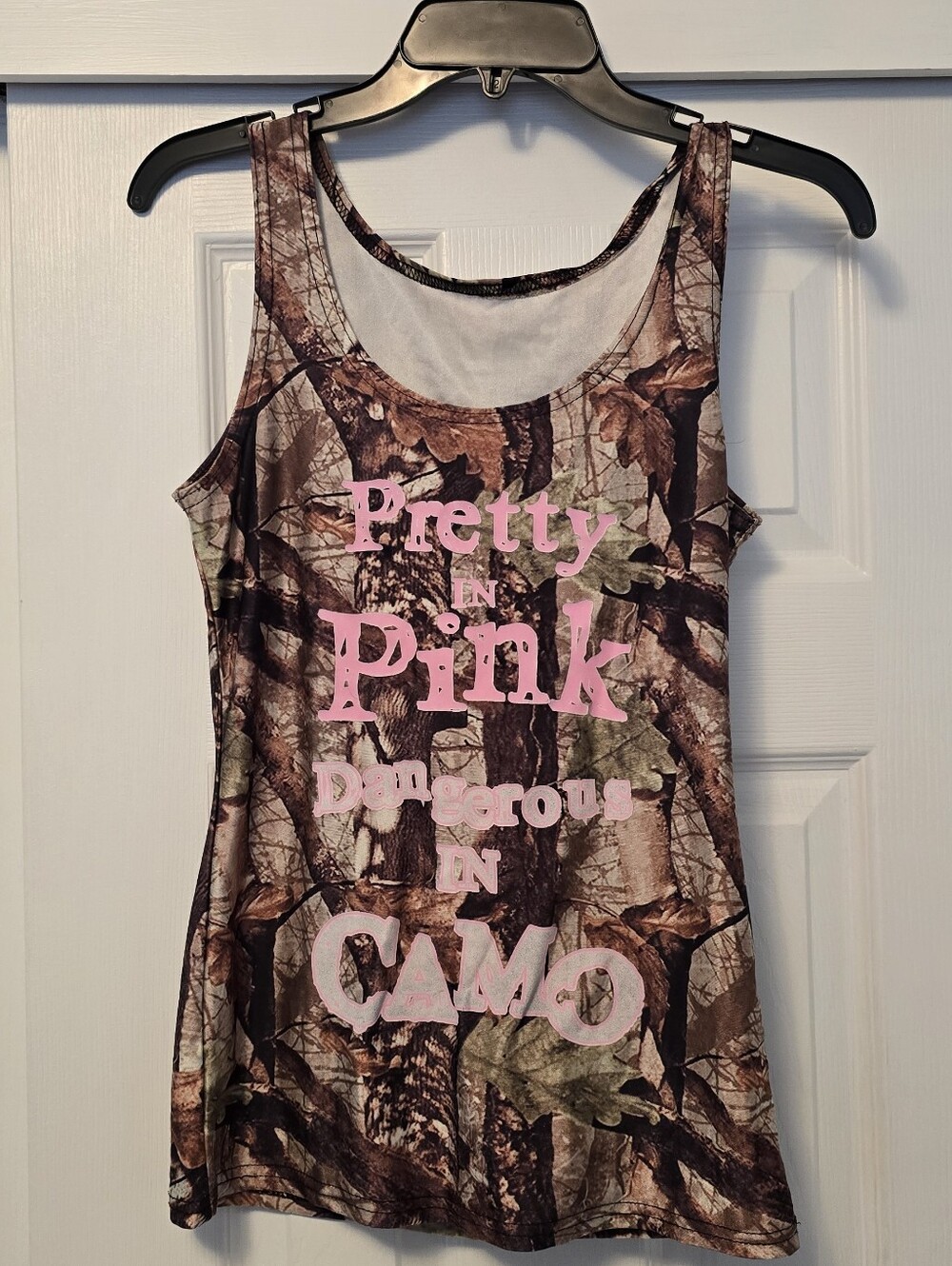 Pretty in Pink Camo Tank Top - Women